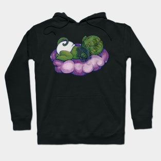 Baby Cthulhu on a Cloud Hoodie